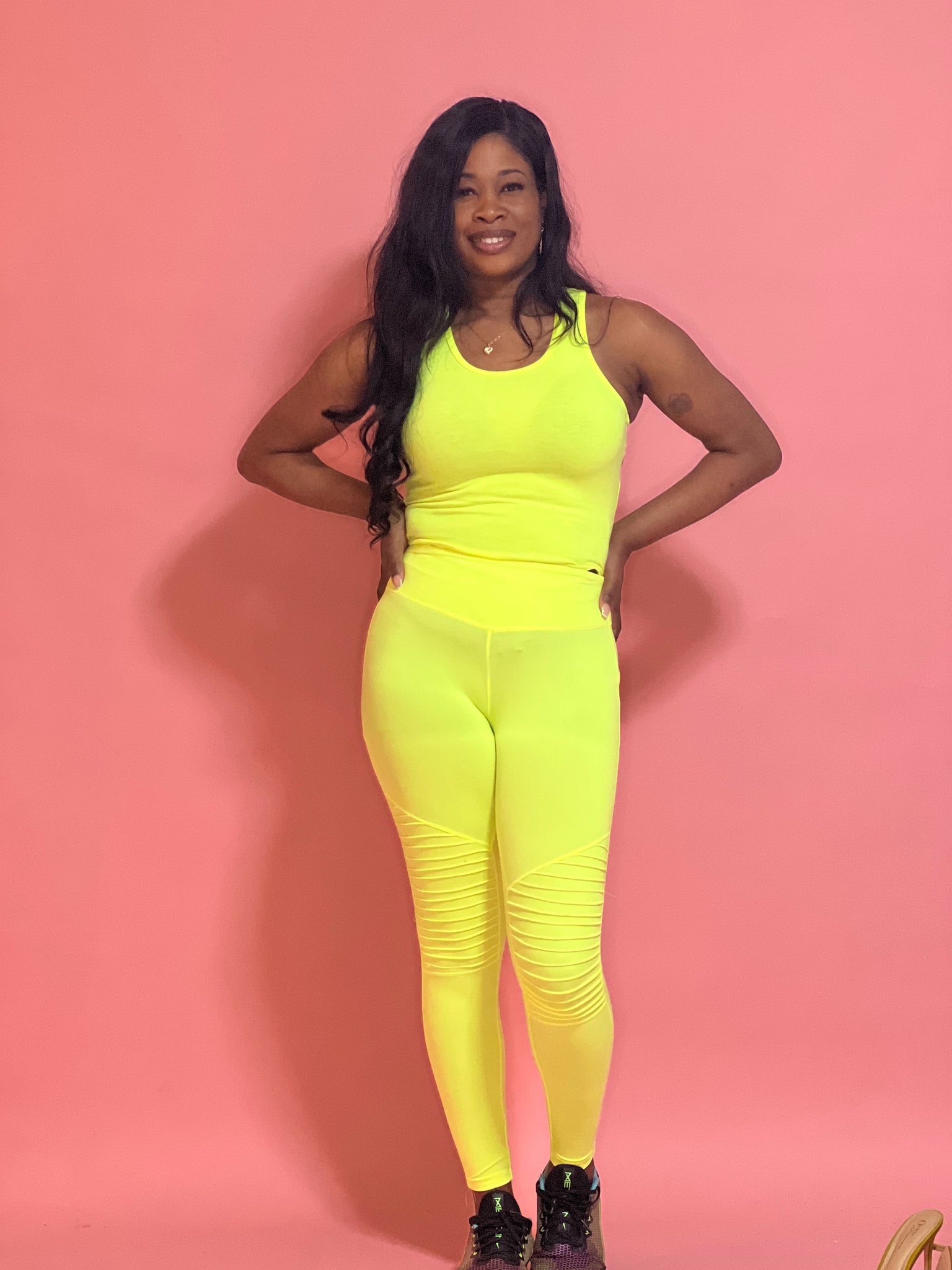 Carly Leggings (Neon Lime Green) – Tuulie Official